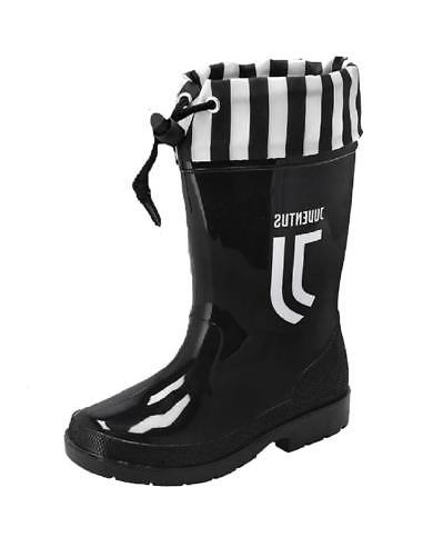 Stivali in Gomma Nuovo Logo Juventus Stivaletti da Pioggia