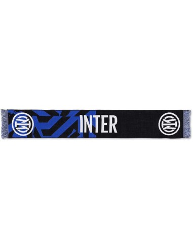 Inter Sciarpa Nuovo Logo Jaquard, Diverse Colorazioni Sciarpa Stadio Unisex - Adulto