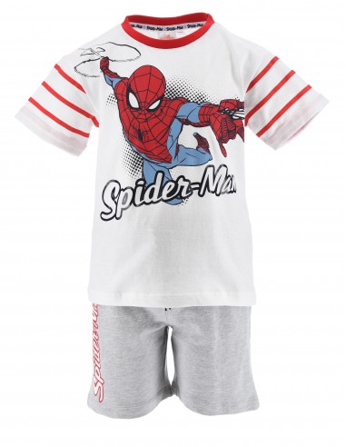 Completo Spiderman T-shirt con pantaloncini da 3 a 8 anni