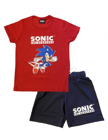Completo Sonic bambino da 3 a 7 anni made in Italy