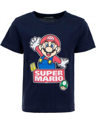 T-Shirt Maglia Maglietta a Maniche Corte Super Mario Primavera Estate