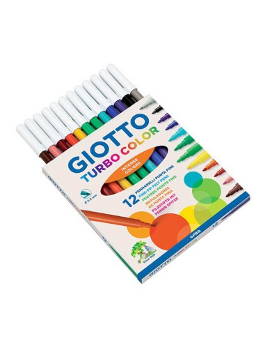 Giotto Turbo Color pennarelli in astuccio da 12