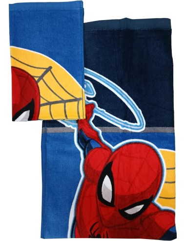 Set 2 Asciugamani Spiderman Bagno