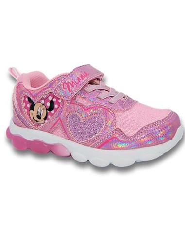 Scarpe Minnie con luci Bambina dal 24 al 32 Rosa primavera 22 Disney